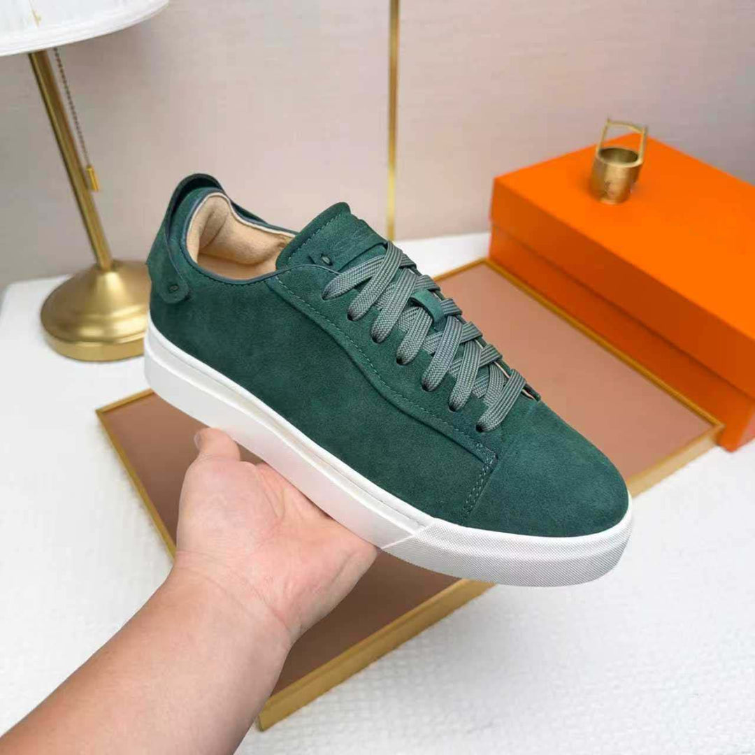 Damen hochwertige Wildleder Sneakers EB