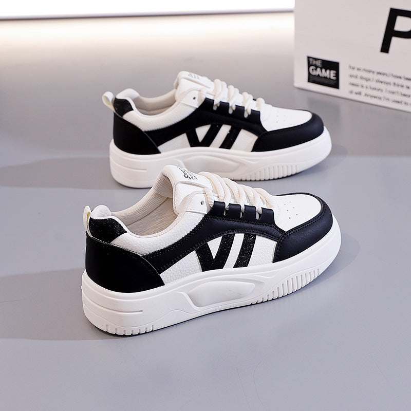 Damen Sportliche Sneaker mit gepolsterter Sohle und modischem Obermaterial EB