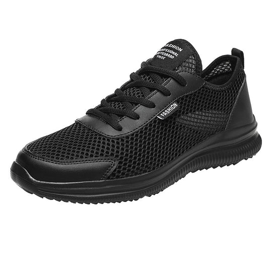 Damen Sportliche Sneakers mit atmungsaktiver Netzoberfläche und rutschfester Sohle EB
