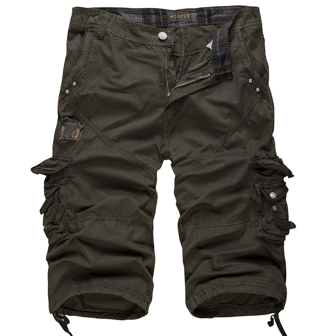 Herren Cargoshorts mit multifunktionalen Taschen und verstellbarem Bund EB