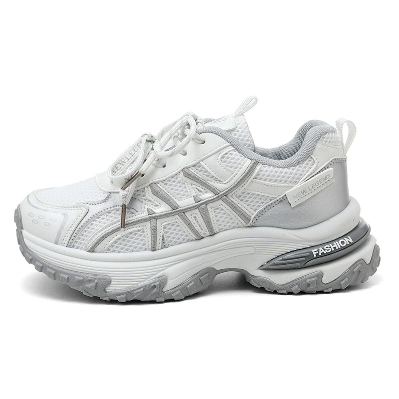 Damen Sportliche Sneakers mit dämpfender Sohle und atmungsaktivem Obermaterial EB