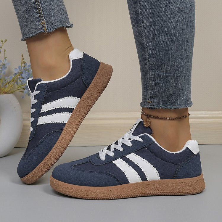 Damen Sportliche Sneakers mit strapazierfähigem Obermaterial und rutschfester Sohle EB
