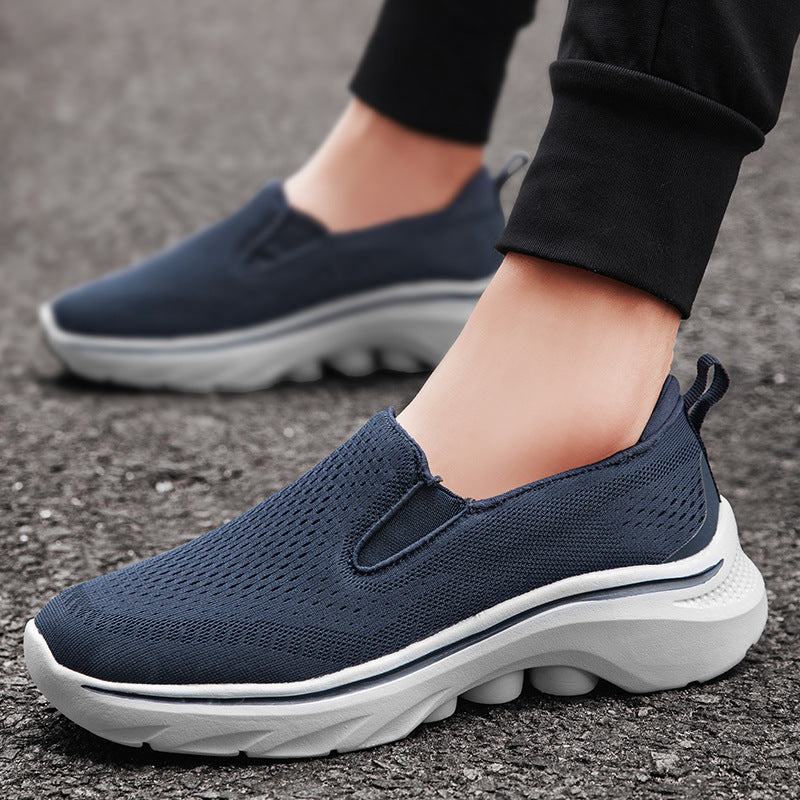 Damen Flexible Slip-On Sneakers mit dämpfender Sohle EB