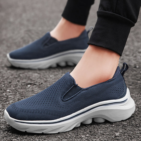 Damen Flexible Slip-On Sneakers mit dämpfender Sohle EB