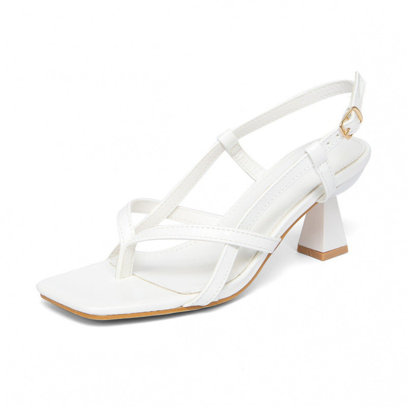 Damen Elegante Sandalen mit Blockabsatz EB