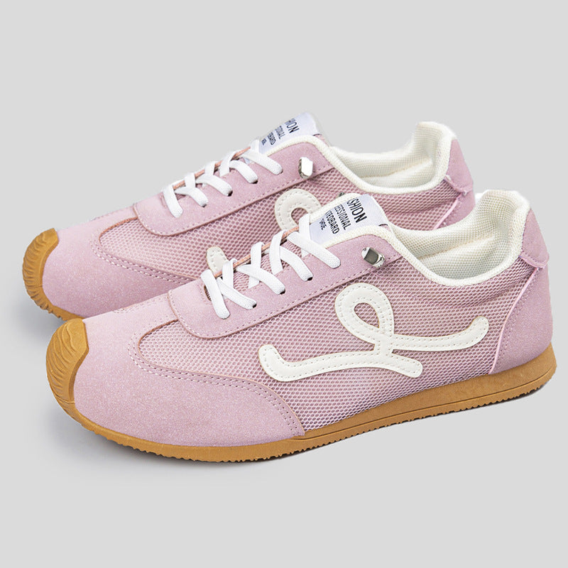 Damen Sportliche Sneakers mit atmungsaktiver Mesh-Oberfläche und rutschfester Sohle EB