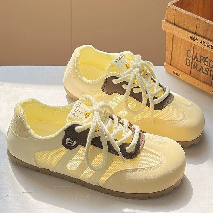 Damen Sportliche Freizeit-Sneaker mit atmungsaktiver Mesh-Oberfläche und bequemer Dämpfung EB