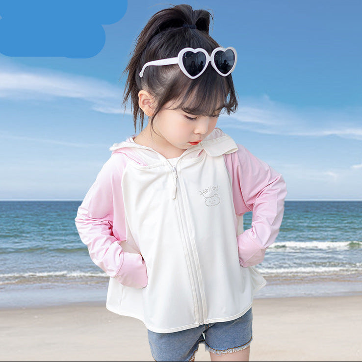 Jungen Outdoor-Schutzjacke mit Kapuze EB