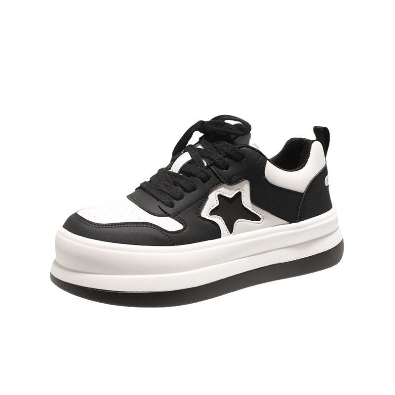 Damen Plateausneaker mit trendigem Sternen-Design EB