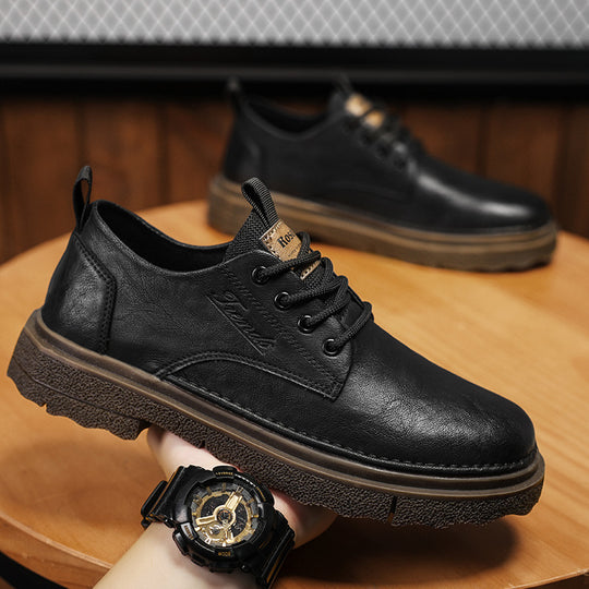 Damen Robuste Schnürschuhe aus hochwertigem Leder mit rutschfester Sohle EB