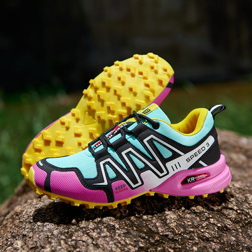 Damen Trailrunning-Schuhe mit rutschfester Sohle und atmungsaktivem Obermaterial EB 1771105214