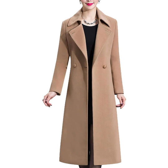 Damen Eleganter langer Mantel EB