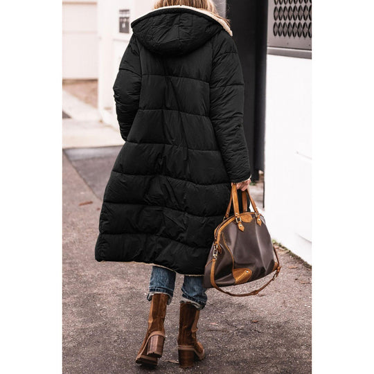 EB | Langer Gesteppter Puffer-Mantel