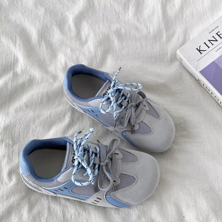 Damen Sportliche Sneakers mit atmungsaktivem Obermaterial und gepolsterter Innensohle EB