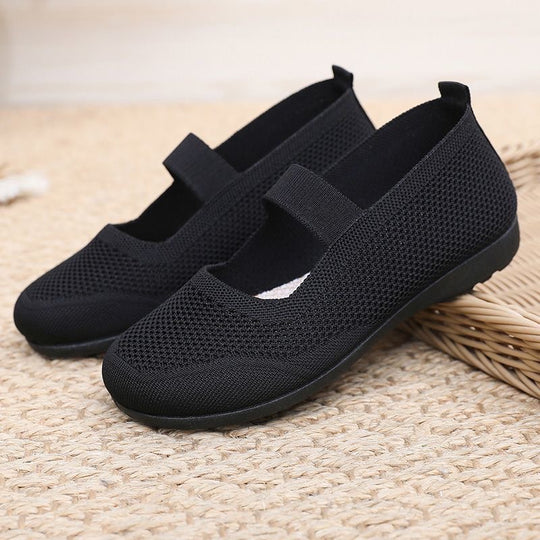 Damen Atmungsaktive Freizeitschuhe mit elastischem Riemen EB