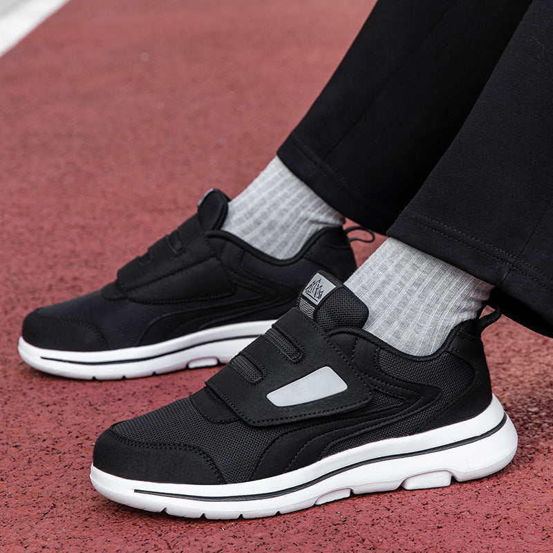 Damen Freizeitsneaker mit verstellbarem Klettverschluss und atmungsaktiver Mesh-Oberfläche EB