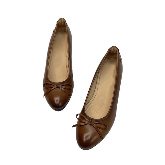 Damen Elegante Ballerinas mit modischem Schleifen-Detail EB