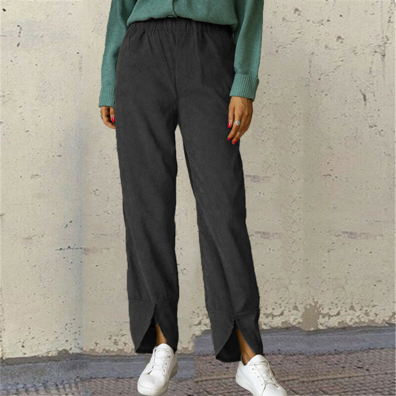 Damen Freizeithose mit sportlichem Schnitt und elastischem Bund EB