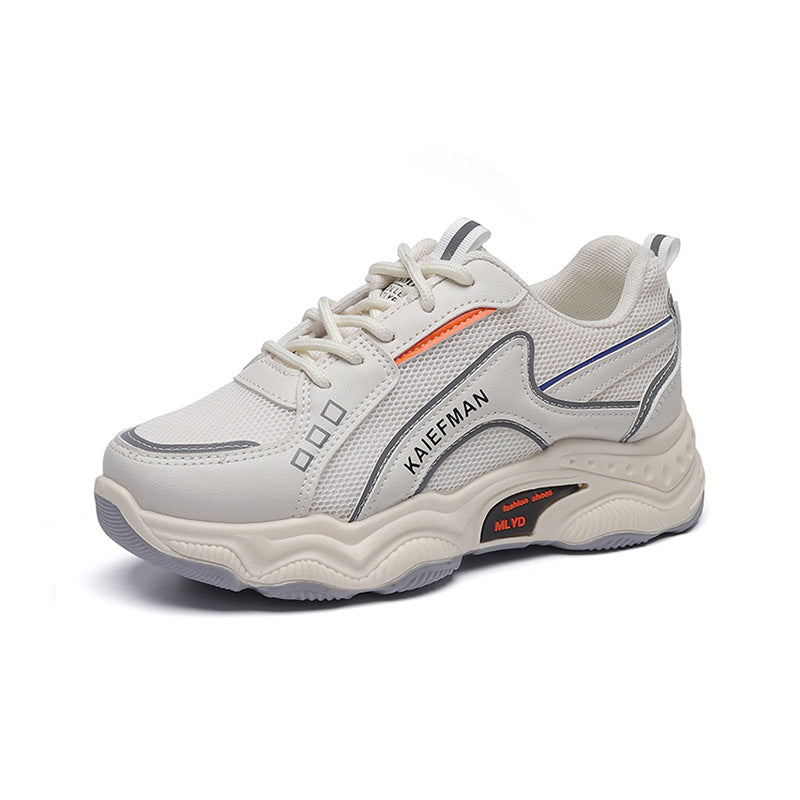 Damen Sportliche Sneaker mit stoßdämpfender Sohle und atmungsaktivem Obermaterial EB