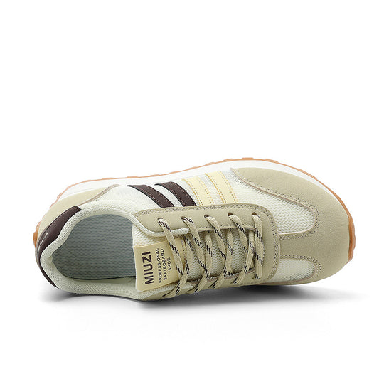 Damen sportliche Sneakers mit atmungsaktivem Obermaterial und dämpfender Sohle EB