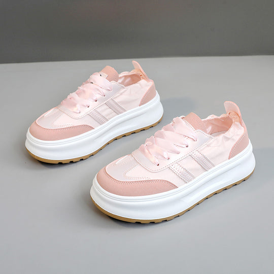 Damen Komfortable Chunky Sneakers mit atmungsaktiver Mesh-Oberfläche EB