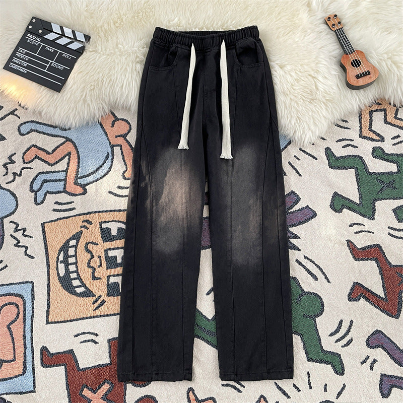 Damen lässige Freizeithose mit elastischem Bund und praktischen Taschen EB