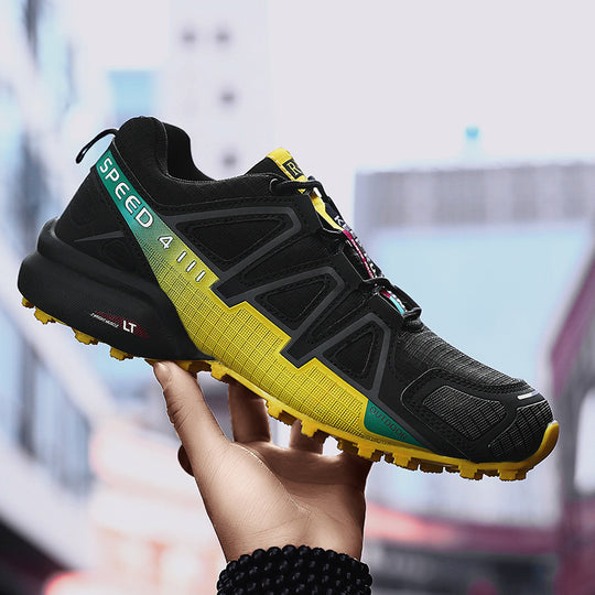 Damen Sportliche Trailrunning-Schuhe mit rutschfester Profilsohle und atmungsaktivem Obermaterial EB