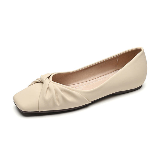 Damen Ballerinas mit elegantem Knotendesign und bequemer Sohle EB