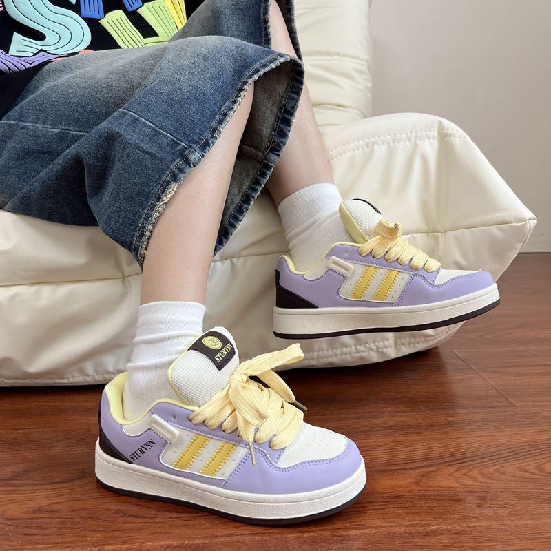 Damen Sportliche Sneakers mit atmungsaktivem Mesh-Obermaterial und dämpfender Sohle EB