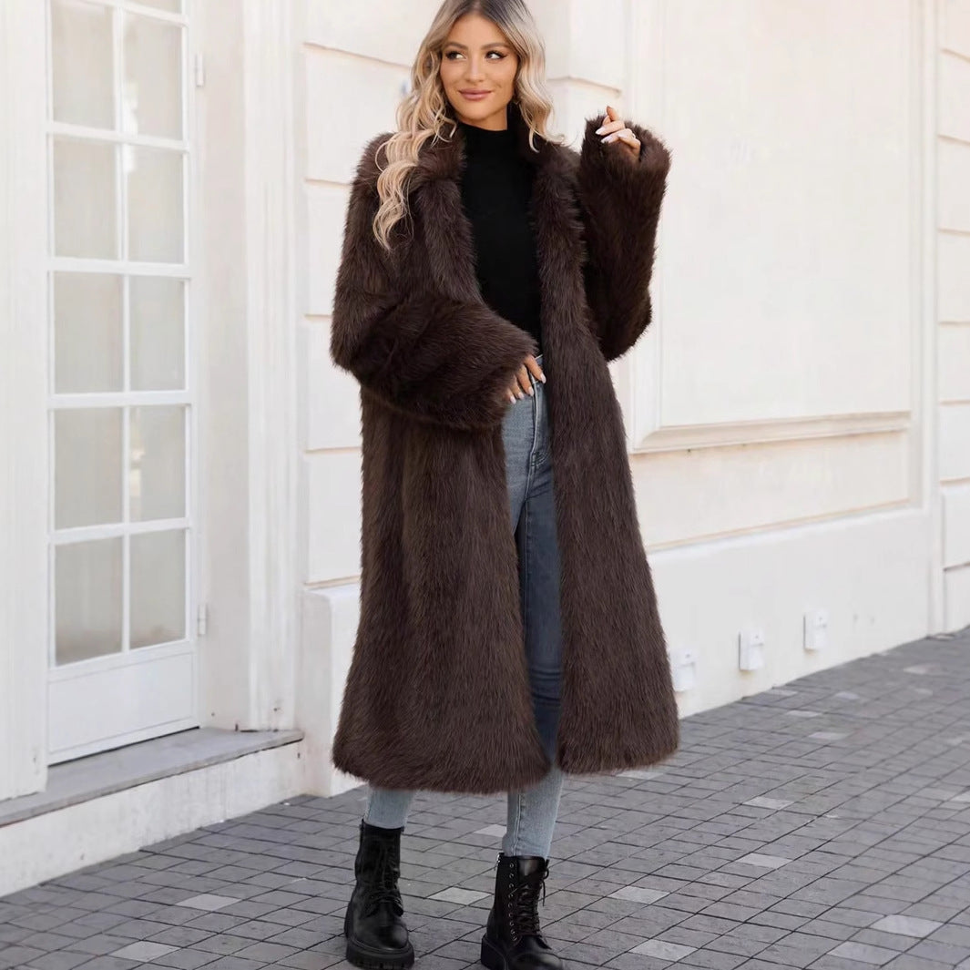 Damen Modischer Long Coat EB