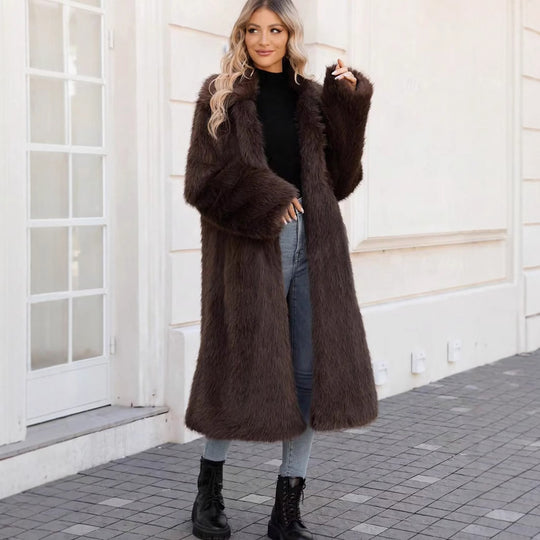 Damen Modischer Long Coat EB