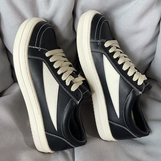 Damen Sportliche Sneakers aus hochwertigem Leder mit klassischem Design EB