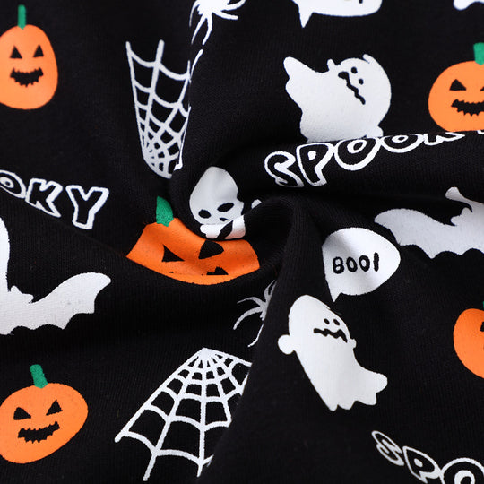 Kinder Sweatshirt mit gruseligem Halloween-Motiv EB