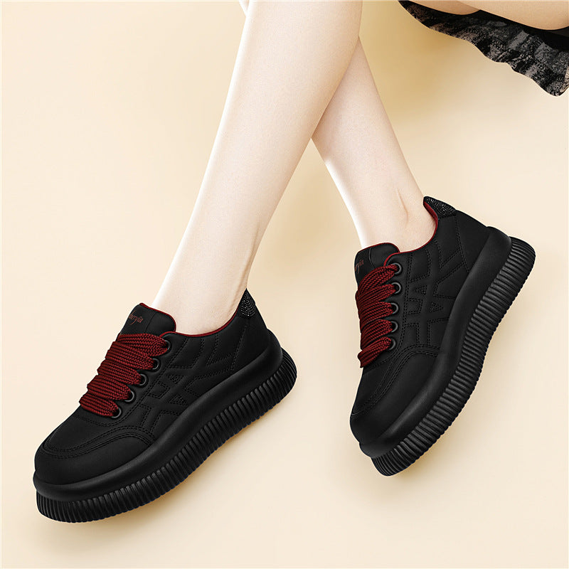 Damen modische Plateau-Sneaker mit innovativem Dämpfungssystem EB