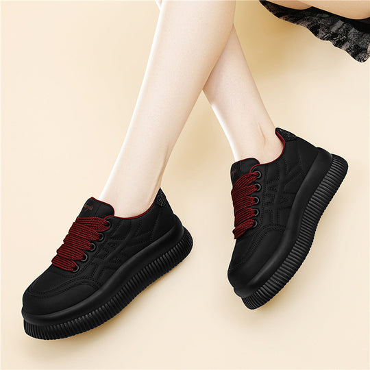 Damen modische Plateau-Sneaker mit innovativem Dämpfungssystem EB