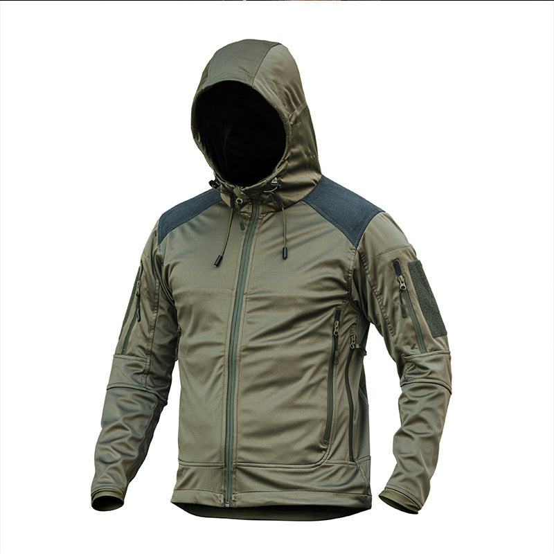 Herren funktionale Outdoor-Jacke mit isolierter Steppstruktur R&B