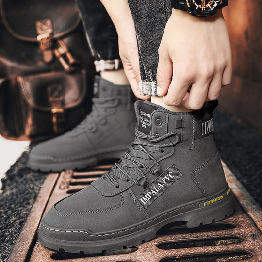 Damen Hohe Sicherheitsstiefel mit rutschfester Sohle und trendigem Design EB