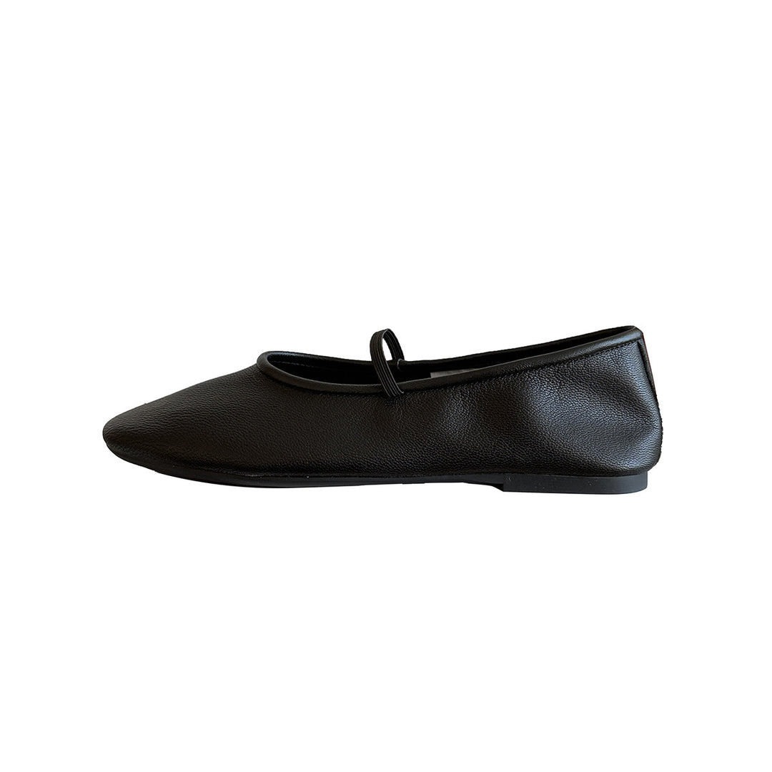 Damen Ballerinas mit elastischem Riemen für optimalen Halt EB