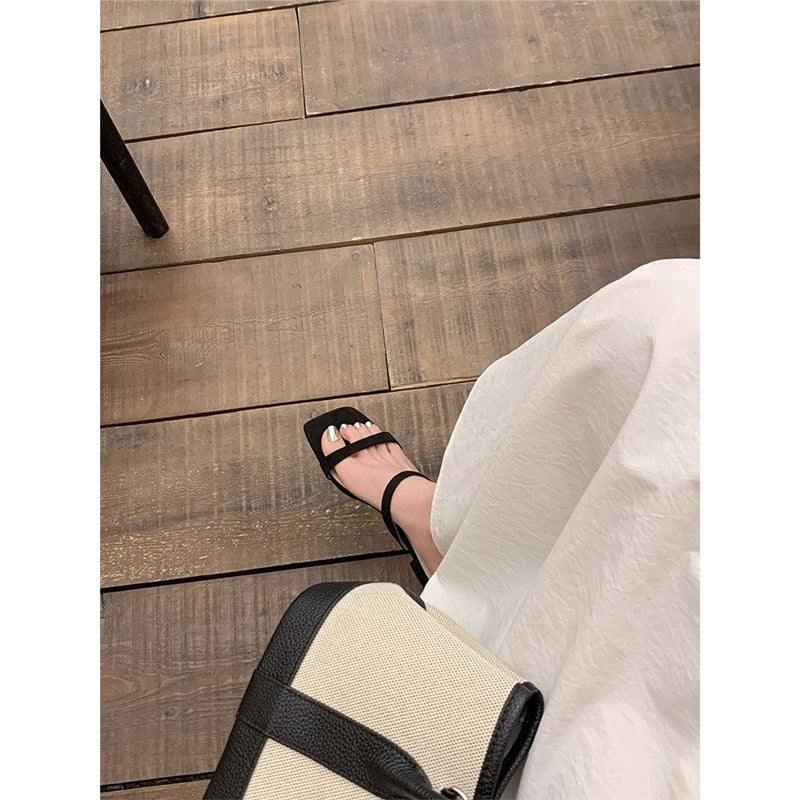 Damen Slingback Sandalen mit elegantem Absatz EB