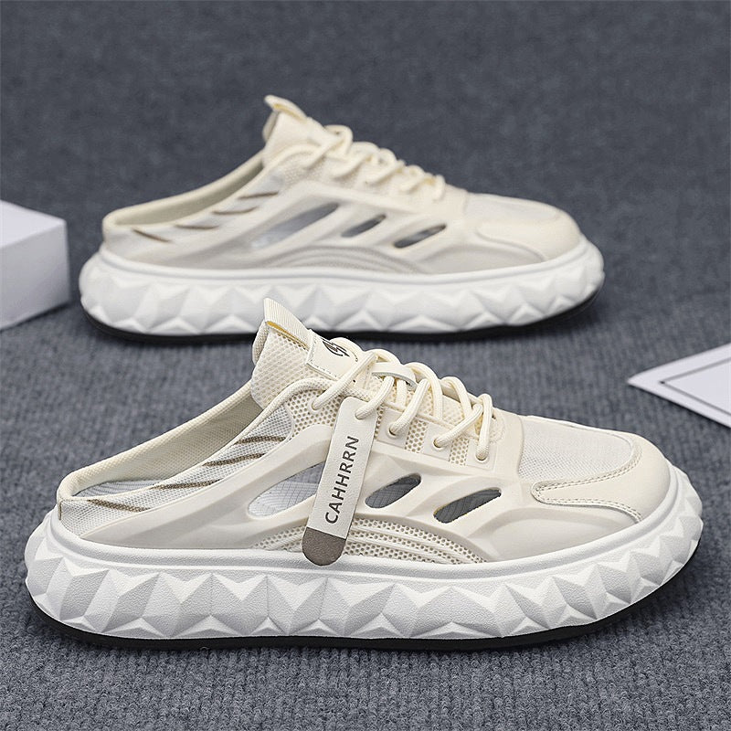 Damen Sportliche Sneakers mit atmungsaktiver Netzstruktur und rutschfester Sohle EB
