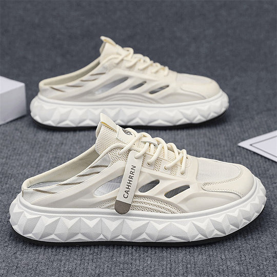 Damen Sportliche Sneakers mit atmungsaktiver Netzstruktur und rutschfester Sohle EB