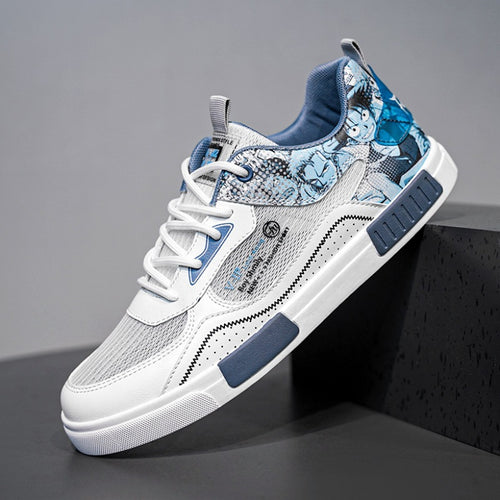 Damen Sportliche Sneakers mit grafischen Akzenten und atmungsaktivem Obermaterial EB