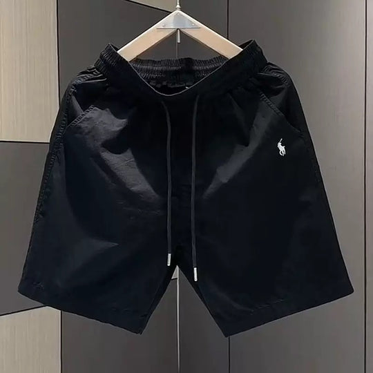Herren leichte Freizeithose mit elastischem Bund und seitlichen Taschen EB