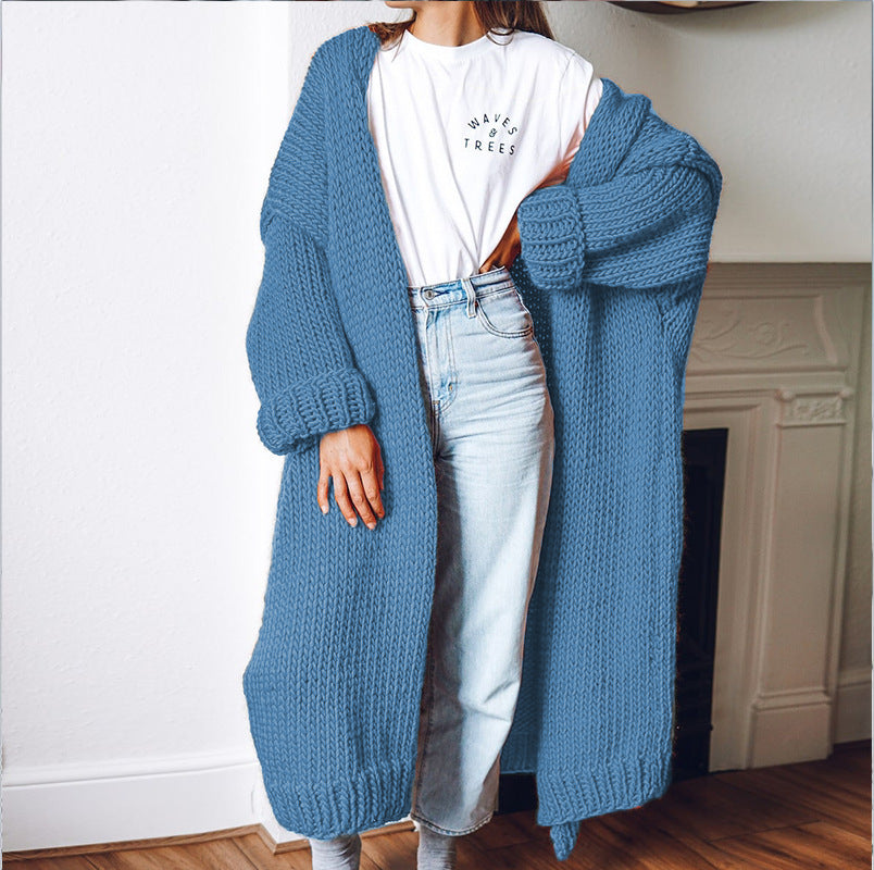 Damen Grobstrick-Kimono-Cardigan EB