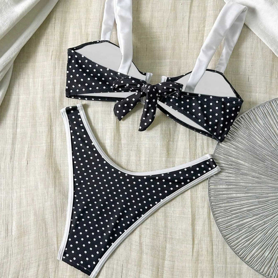 Damen Premium Bikini mit elegantem Punkte-Design EB