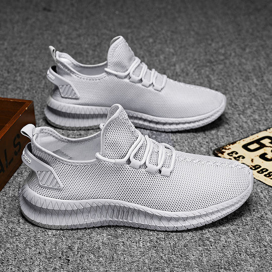 Damen Leichte und atmungsaktive Sneakers mit flexiblem Mesh-Obermaterial EB