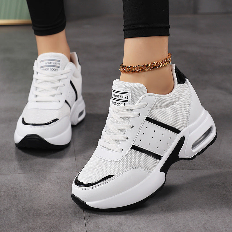 Damen Sportliche Sneakers mit atmungsaktivem Obermaterial und dämpfendem Fußbett EB