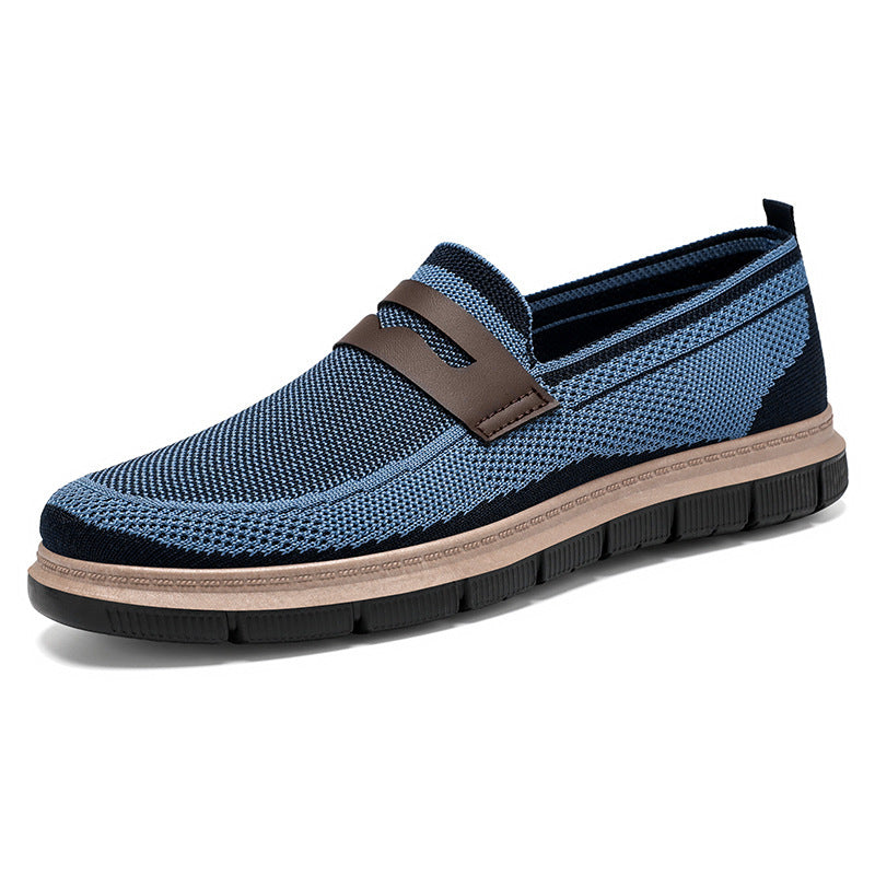 Damen Sportliche Slip-On Schuhe mit elastischem Obermaterial EB