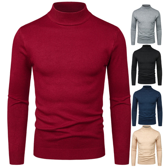 Herren Rollkragenpullover aus hochwertiger Wolle EB