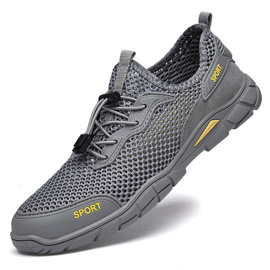 Herren Sportliche Mesh-Sneaker mit rutschfester Sohle EB